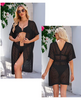 Sexy Hollow Knit Beach Out Holiday Treet Tops Crochet Bikini Beach Cover Up Women's Tunique