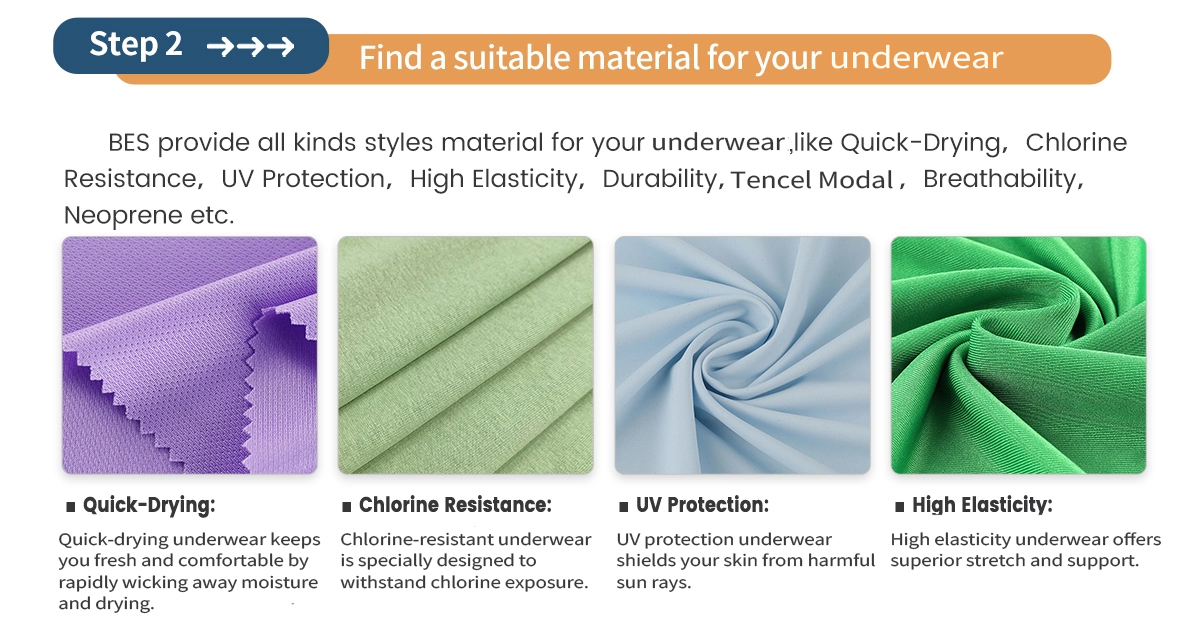 Trouvez un matériau approprié pour vos sous-vêtements
