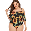 Suite des maillots de bain imprimés Maillots de bain monokini monokini maillot de bain à l'épaule réglable