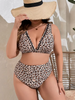 Conception personnalisée Bikini de maillots de bain en deux pièces plus taille pour les grosses femmes à taille haute