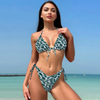 Modèle personnalisable Backless Strap Bikini Beach Swimwear pour femmes
