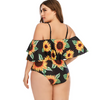 Suite des maillots de bain imprimés Maillots de bain monokini monokini maillot de bain à l'épaule réglable