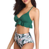Swimsuit personnalisés Femmes de maillot de bain Print Swimming Costumes Bikini deux pièces 