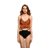 Maillots de bain en tissu recyclé Mesdames en deux pièces Bikini Suit Fashion Fashion Fashion