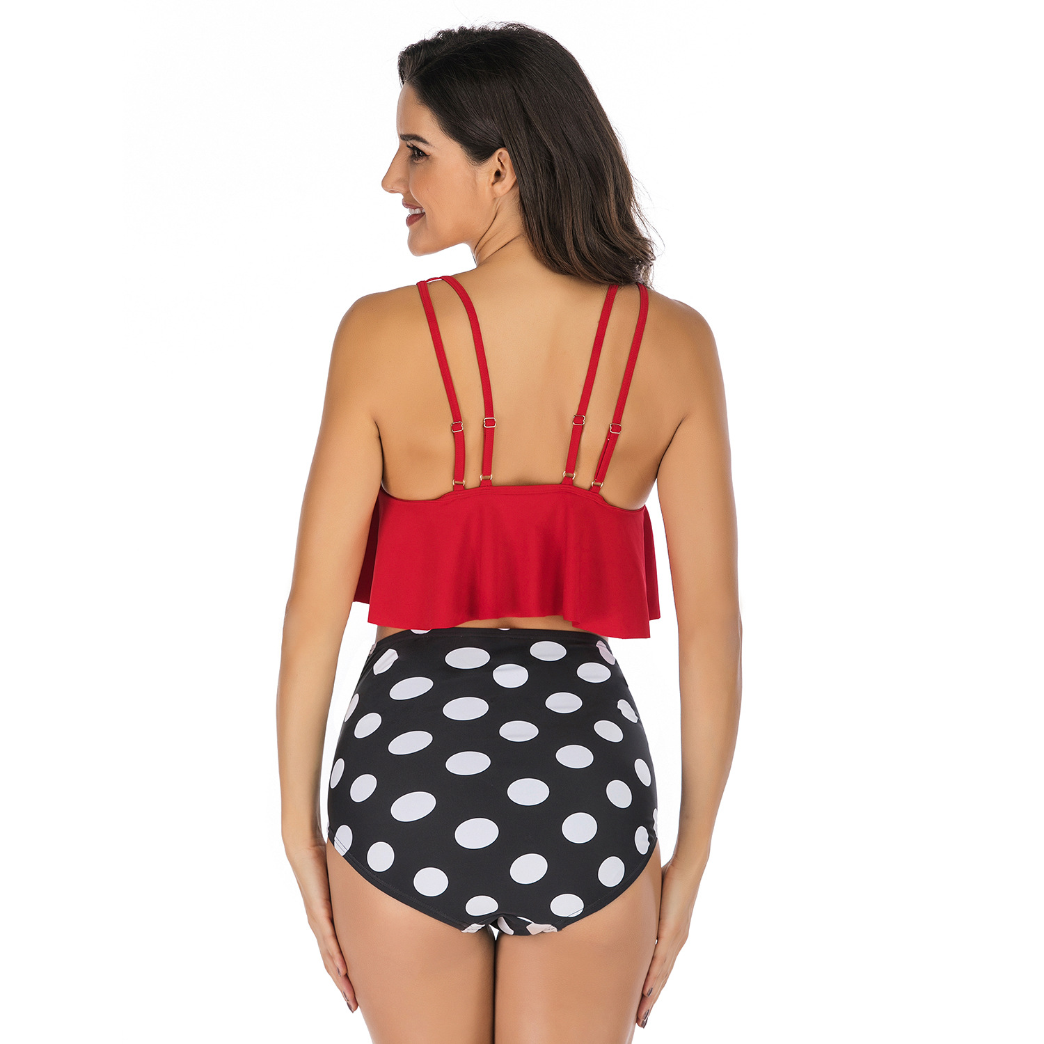 Maisses de bain extensible pour femmes Bloc de couleurs Sincallwear Control Contrôle un morceau de maillot de bain