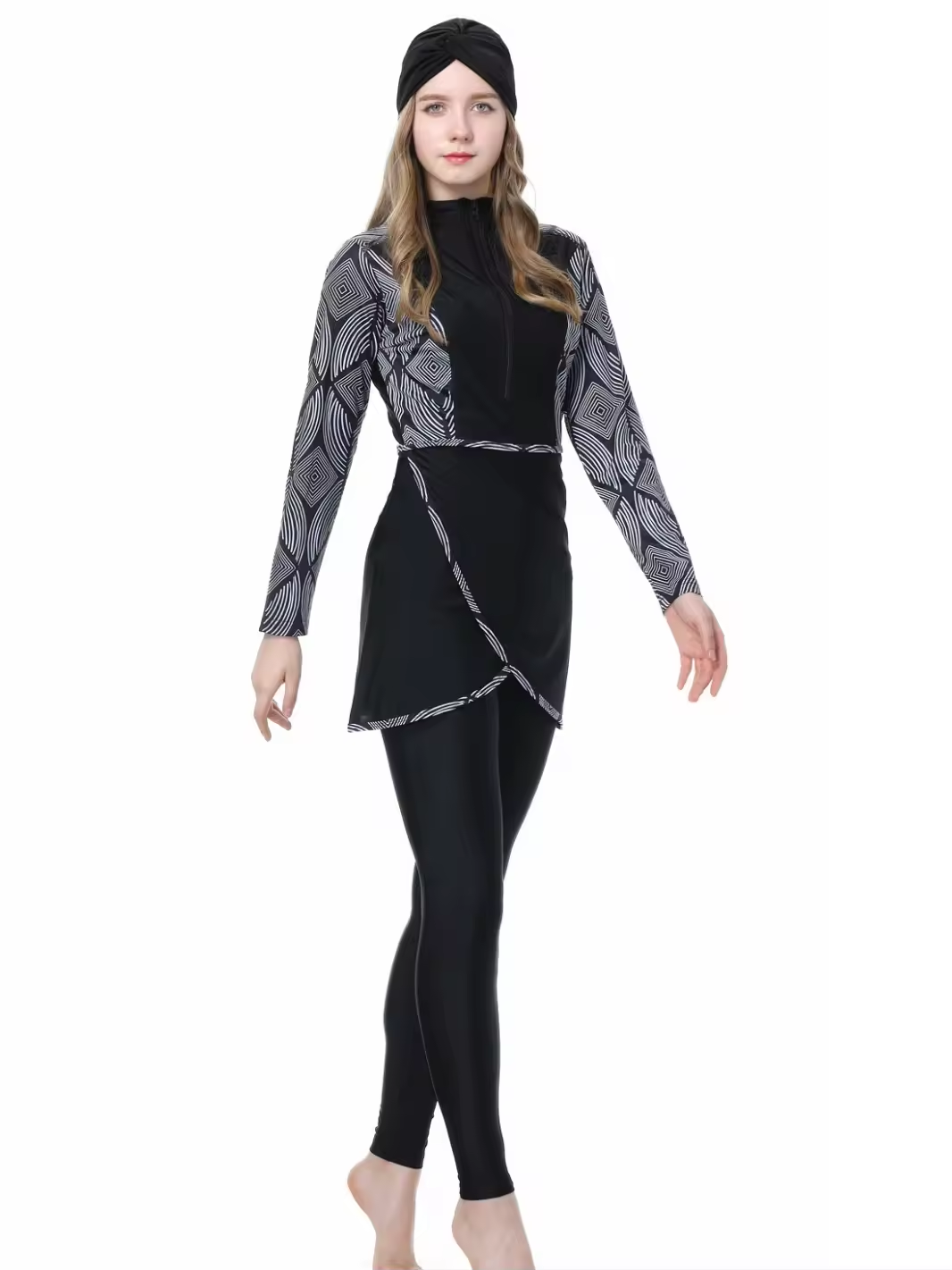  Swimsuit islamique Femmes Swimwear Burkini Burki Muslim Swimwear