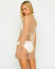 Femmes de maillot de bain plage en strass transpare