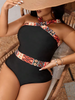 Swimwear plus taille de plage chaude de plage 1 morceau de baignade de blikini grosse femme