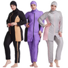 Taille plus taille musulmane de natation porte burkinis maillot de bain de bain plage couverture complète des maillots de bain musulmans