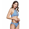 Femmes Halter Sexy Bikini Swimsuit Deux pièces de maillot de bain MAINTORS DE CROSSOVER