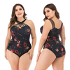 Femmes plus de taille en un morceau de maillots de bain et de plage de plage en sous-bataille