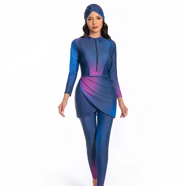 Modestes femmes musulmanes couverture complète des maillots de bain de maillot de bain islamiques
