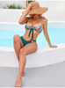 Halter Print Bikini Beach Bikini 2 Pieces Costume de bain Femme Sexy Girls Mini Bikini Womens Micro Swimwear