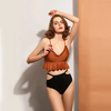Maillots de bain en tissu recyclé Mesdames en deux pièces Bikini Suit Fashion Fashion Fashion