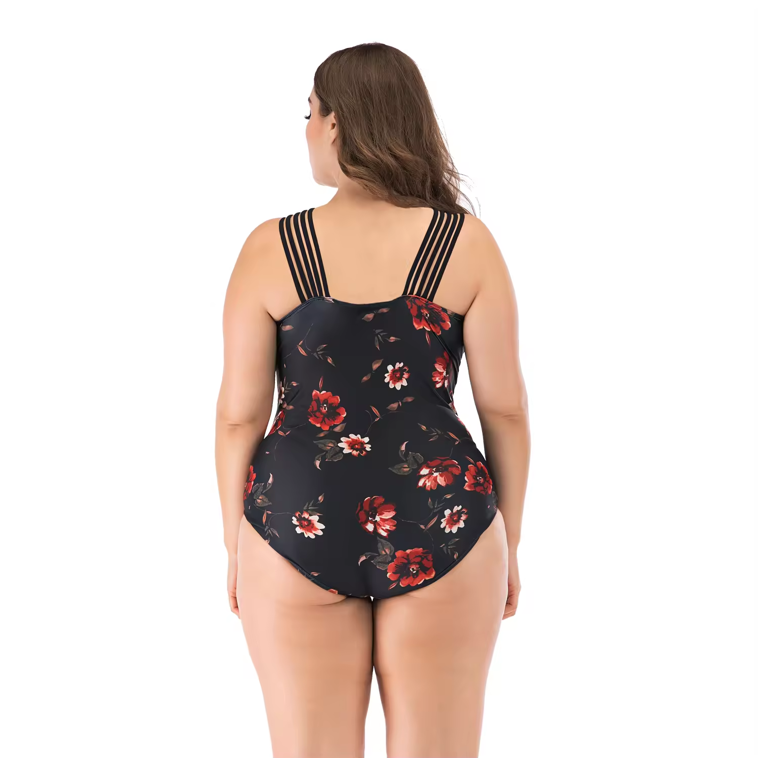 Femmes plus de taille en un morceau de maillots de bain et de plage de plage en sous-bataille
