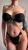 Femmes Summer 2 pièces Sets Beach Solid Colors Bikinis
