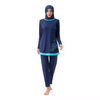 Swim de maillot de bain musulman à couverture à part