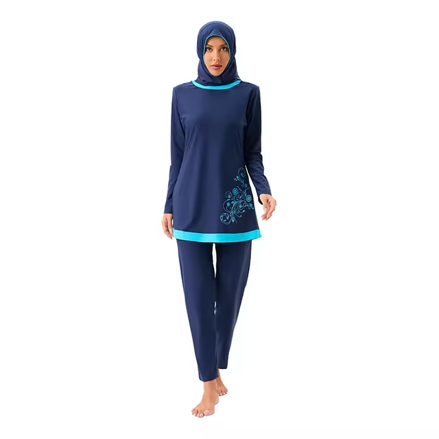 Swim de maillot de bain musulman à couverture à part
