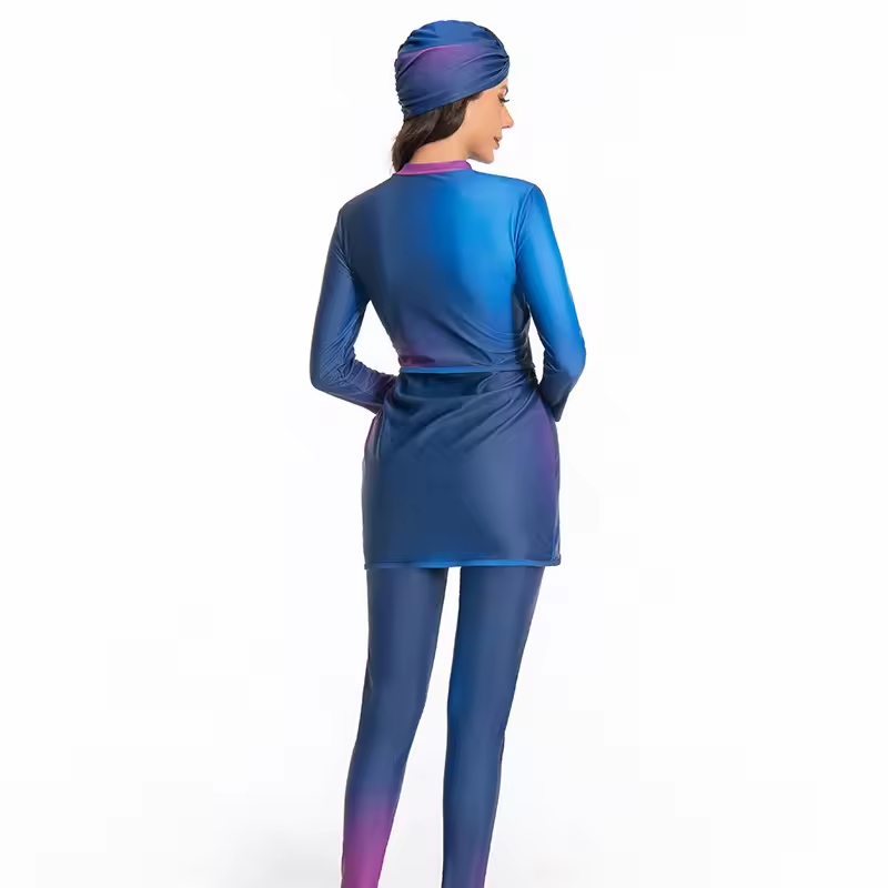 Modestes femmes musulmanes couverture complète des maillots de bain de maillot de bain islamiques
