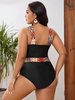 Swimwear plus taille de plage chaude de plage 1 morceau de baignade de blikini grosse femme