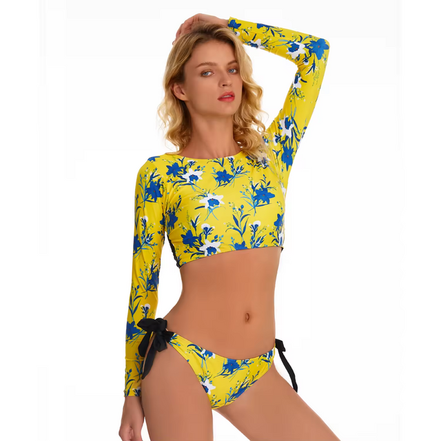 Femmes à deux pièces de maillot de bain Rash Gard