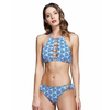 Femmes Halter Sexy Bikini Swimsuit Deux pièces de maillot de bain MAINTORS DE CROSSOVER