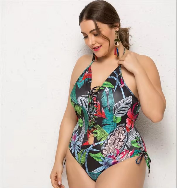 Summer Women One-pièce Bandage de maillot de bain Swimwwear One Piece Massuit de maillot