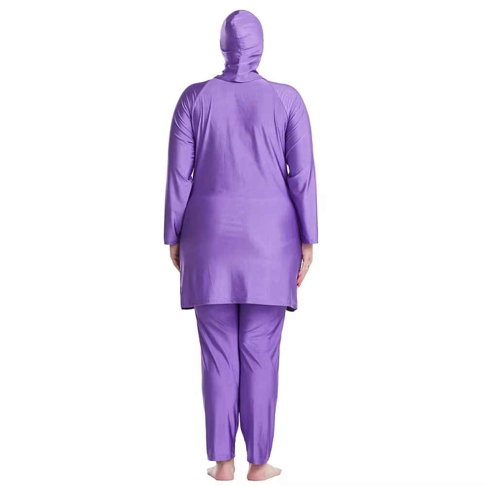 Taille plus taille musulmane de natation porte burkinis maillot de bain de bain plage couverture complète des maillots de bain musulmans